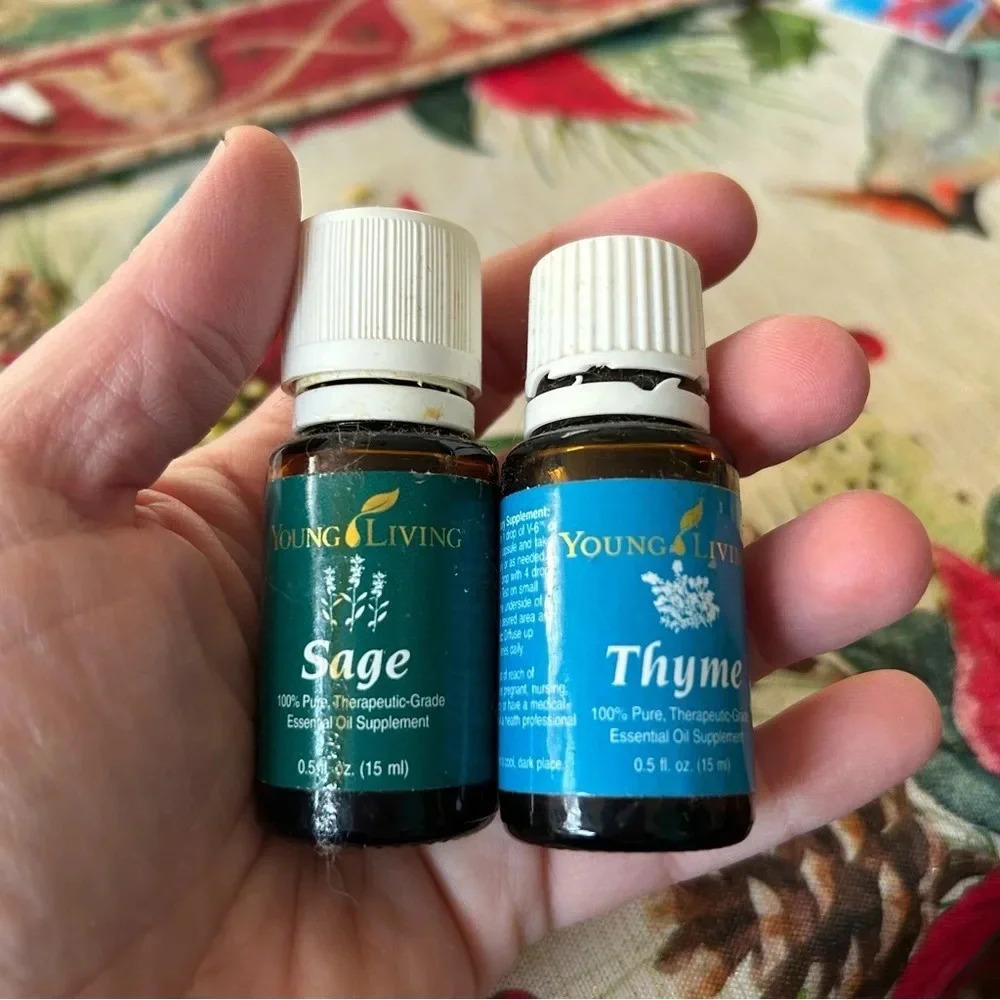 Young Living 15 ML Sage and Thyme Essential Oils